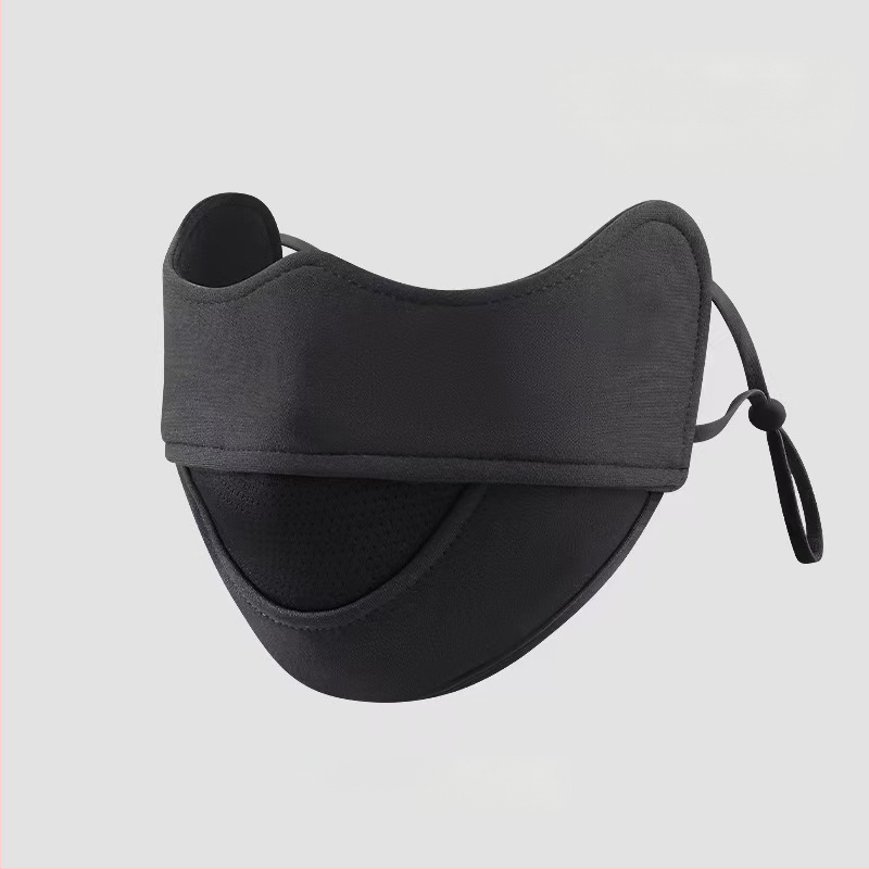 Памучна маска с леопардов принт, двуслойна, ушни ленти, прахозащитна и дишаща, за възрастни