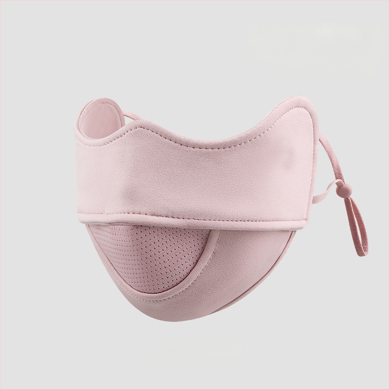 Памучна маска с леопардов принт, двуслойна, ушни ленти, прахозащитна и дишаща, за възрастни