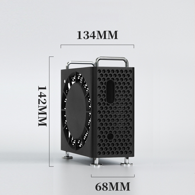 Mac mini M4/Pro védőtok állvánnyal, hűtés és zuhanás elleni védelem