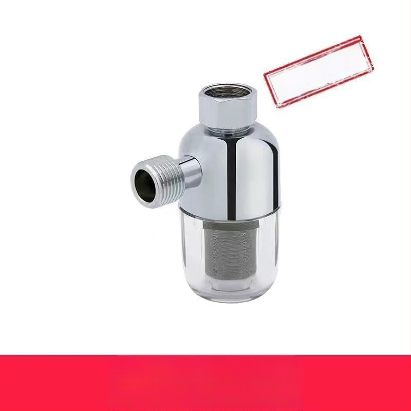 Преден воден филтър за домашното водоснабдяване — ABS + неръждаема стомана, модел Front 01, премахва големи утайки и защитава домакинските уреди (вход за вода към бойлер, пералня, умна тоалетна)