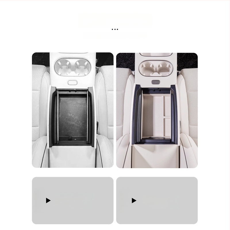 Organizator pentru consola centrală – piele – Brand Lutu Auto Parts – Compatibil cu Ideal i6