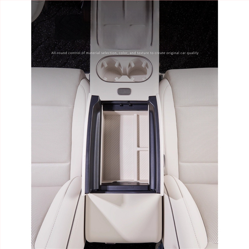 Organizator pentru consola centrală – piele – Brand Lutu Auto Parts – Compatibil cu Ideal i6