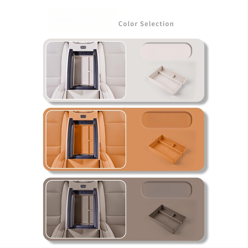 Organizator pentru consola centrală – piele – Brand Lutu Auto Parts – Compatibil cu Ideal i6