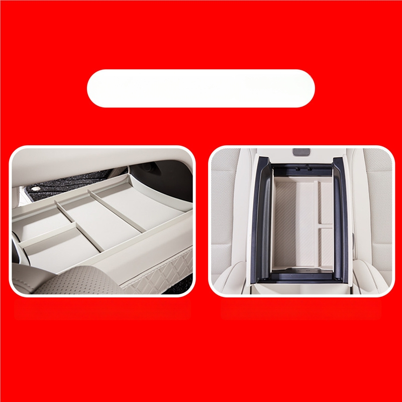 Organizator pentru consola centrală – piele – Brand Lutu Auto Parts – Compatibil cu Ideal i6