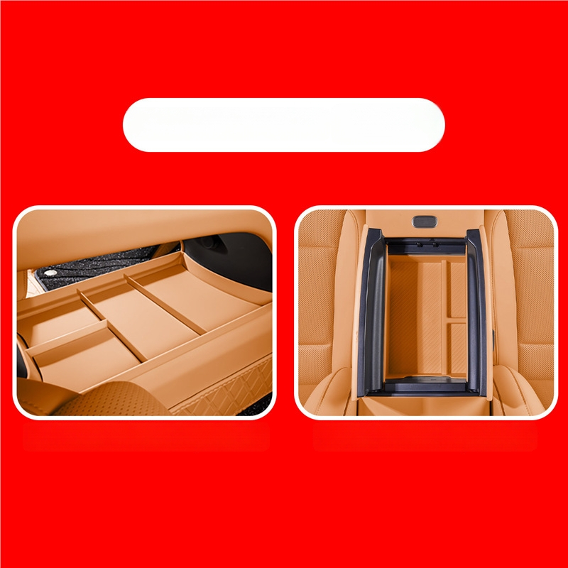 Organizator pentru consola centrală – piele – Brand Lutu Auto Parts – Compatibil cu Ideal i6
