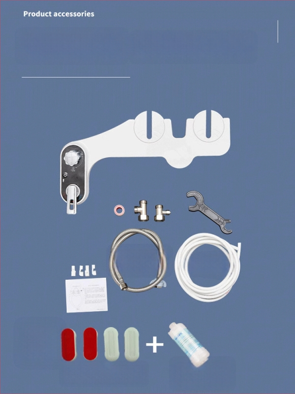 Κάθισμα μπιντέ με οθόνη θερμοκρασίας, ABS πλαστικό, αυτοκαθαριζόμενος ακροφύσιο, δομή τύπου διαχωρισμού, ακροφύσιο ψεκασμού μπιντέ