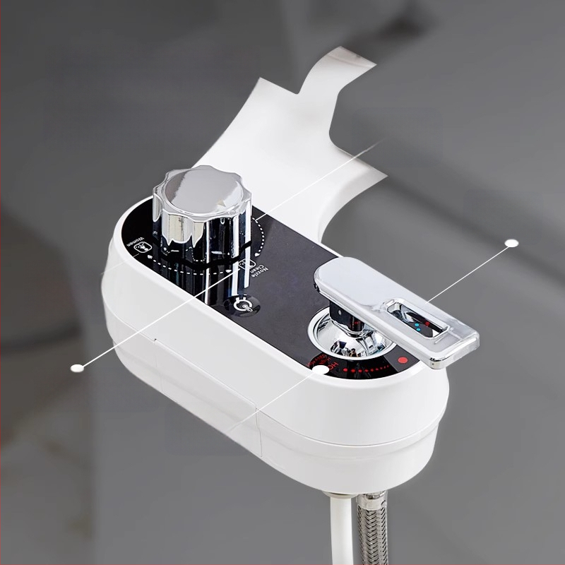 Κάθισμα μπιντέ με οθόνη θερμοκρασίας, ABS πλαστικό, αυτοκαθαριζόμενος ακροφύσιο, δομή τύπου διαχωρισμού, ακροφύσιο ψεκασμού μπιντέ