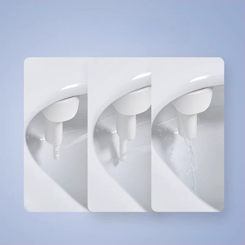 Κάθισμα μπιντέ με οθόνη θερμοκρασίας, ABS πλαστικό, αυτοκαθαριζόμενος ακροφύσιο, δομή τύπου διαχωρισμού, ακροφύσιο ψεκασμού μπιντέ