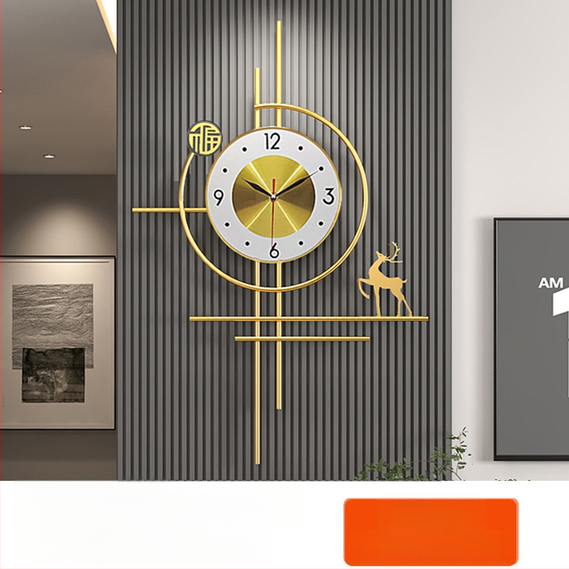 Ρολόι τοίχου με ηλιακή τροφοδοσία, αθόρυβη κίνηση, μεταλλική κατασκευή, μεταλλικός καντράν, πλαστικό καθρέφτης