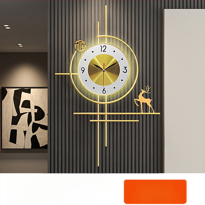 Ρολόι τοίχου με ηλιακή τροφοδοσία, αθόρυβη κίνηση, μεταλλική κατασκευή, μεταλλικός καντράν, πλαστικό καθρέφτης