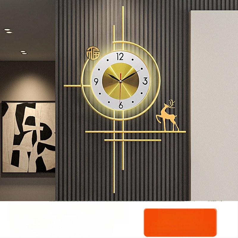 Ρολόι τοίχου με ηλιακή τροφοδοσία, αθόρυβη κίνηση, μεταλλική κατασκευή, μεταλλικός καντράν, πλαστικό καθρέφτης