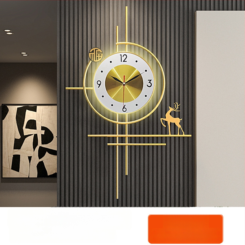 Ρολόι τοίχου με ηλιακή τροφοδοσία, αθόρυβη κίνηση, μεταλλική κατασκευή, μεταλλικός καντράν, πλαστικό καθρέφτης