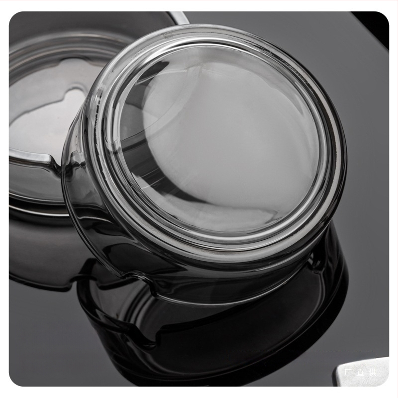 Пепелник с копринено цвете – Quanfu, универсален стил, без лого