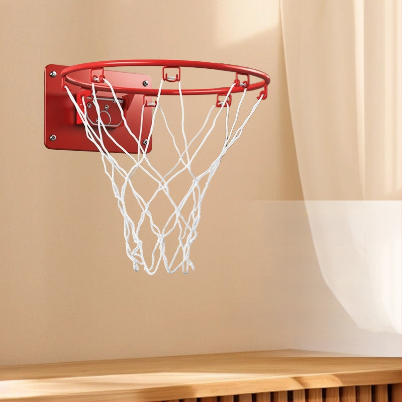 Beltéri falra szerelhető, csendes, összecsukható kosárpalánk hálóval