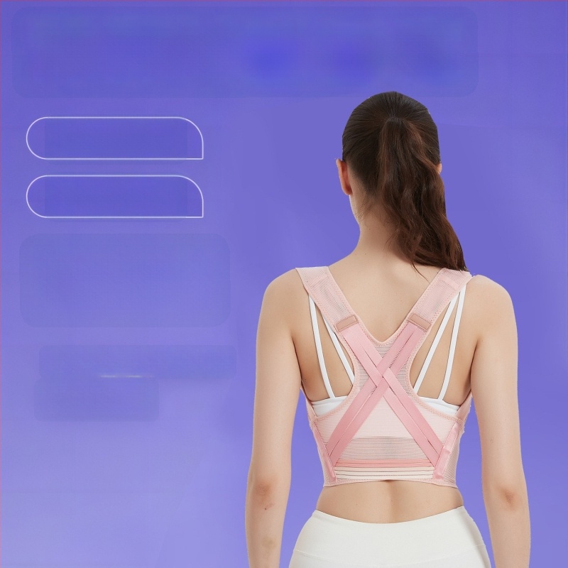 Hát tartáskorrektor — lélegző, könnyű, nyitott vállak dizájn, felnőtt nőknek, ülő testtartás támogatása