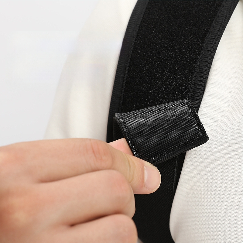 Hátsó testtartás-korrigáló öv, EVA habos nyitott kialakítás, lélegző hátsó támasz, állítható, Modell XWD-XX01