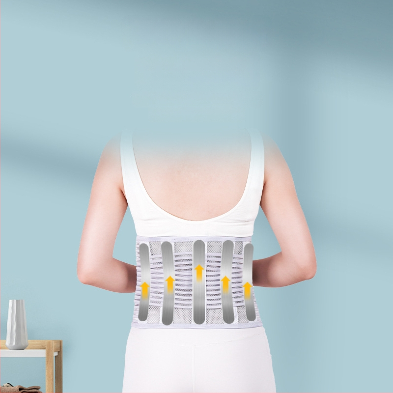 Bandă lombară cu placă de oțel, subțire, corector de talie și modelare lombară – Brand Happy point; Activitate recomandată: genuflexiuni; Categorie: protecție talie; Părți protejate: talie