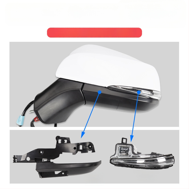 Carcasă oglindă retrovizoare cu semnalizare și ramă a lentilei pentru Toyota RAV4 2020-2022