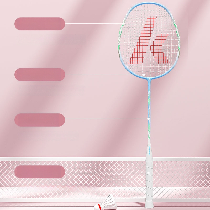 Ρακέτα Μπάντμιντον Kawasaki X700 — Πλαίσιο από κράμα σιδήρου, Νήμα από ίνες, Βάρος 95–100 g, Λαβή G3