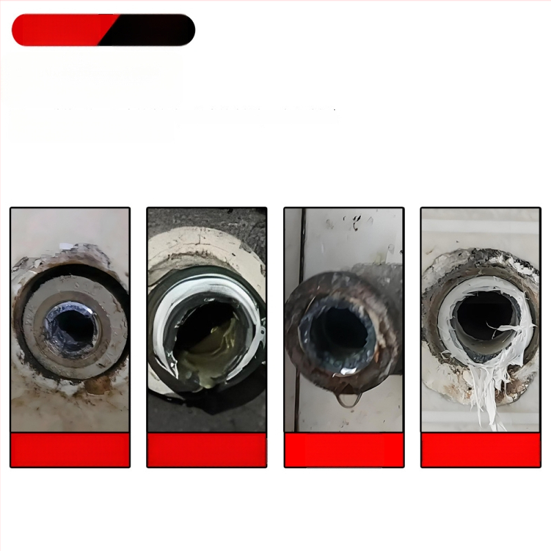 FURONGHUA Thread Breaker Extractor készlet kézi fúróhoz és háromszög alakú vízcső szelephöz, 4/6 menet, 5 darab, 71 mm hosszú, 45# acél