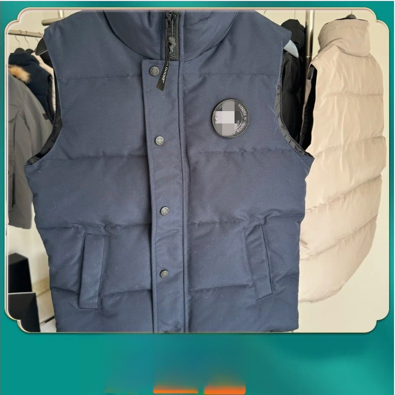 Unisex γιλέκο με πούπουλο (down), με σταθερή γιακά, αδιάβροχο, εξωτερικό νάιλον, επένδυση modal