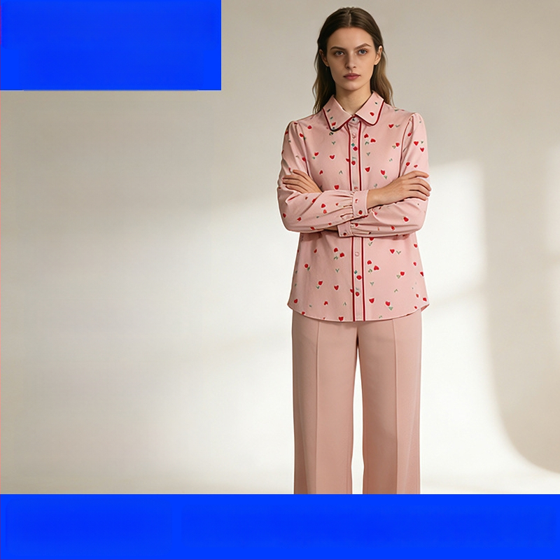 Női szövött ing OEM és mintavételes gyártása — 3 napos mintavételi ciklus, kapacitás 2000 db/nap, Európa–Amerika stílus, fő anyagok: pamut, poliészter, len, csipke