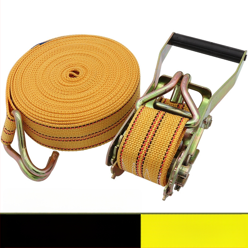 Szállítási rögzítő szalag horgos feszítőmechanizmussal teherautókhoz és konténerekhez