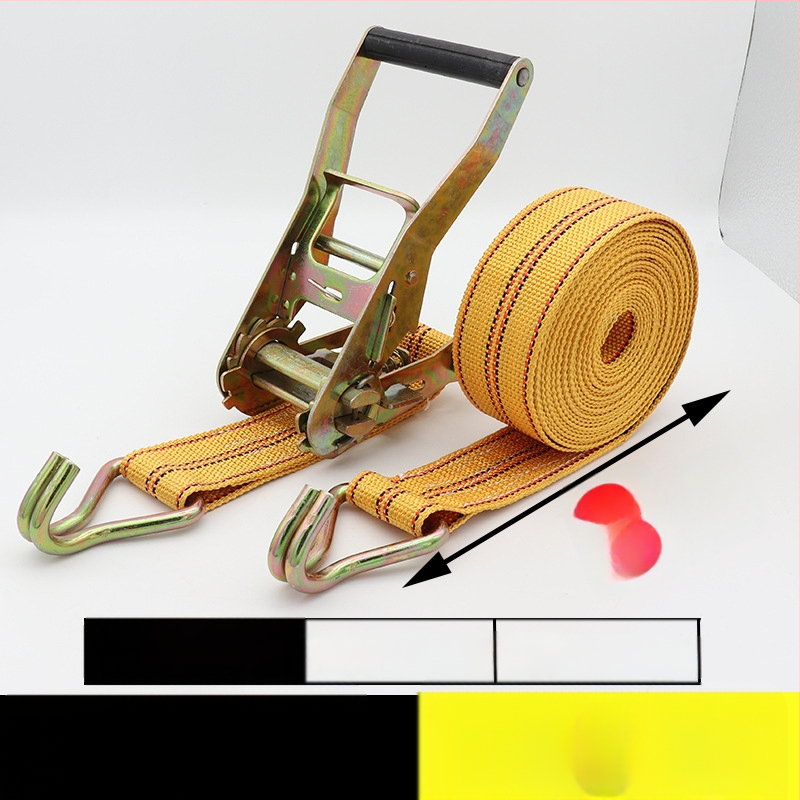 Szállítási rögzítő szalag horgos feszítőmechanizmussal teherautókhoz és konténerekhez