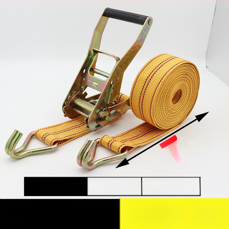 Szállítási rögzítő szalag horgos feszítőmechanizmussal teherautókhoz és konténerekhez