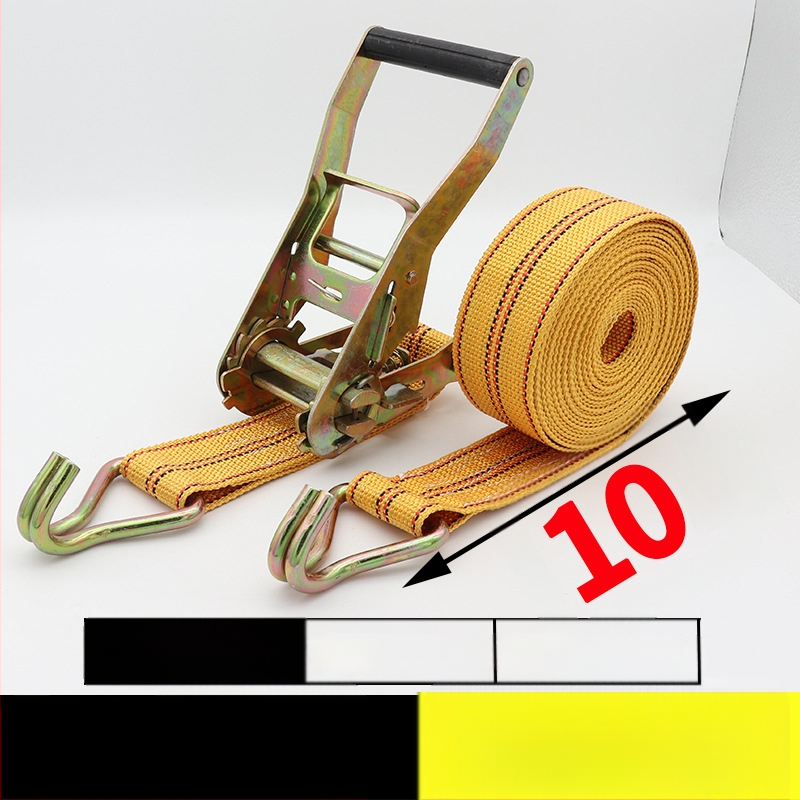 Szállítási rögzítő szalag horgos feszítőmechanizmussal teherautókhoz és konténerekhez