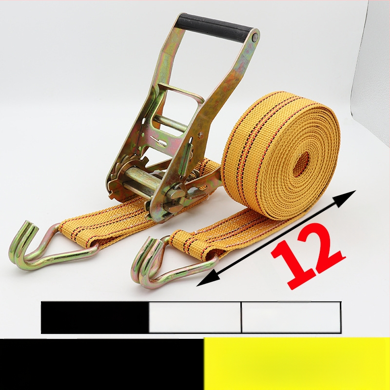 Szállítási rögzítő szalag horgos feszítőmechanizmussal teherautókhoz és konténerekhez