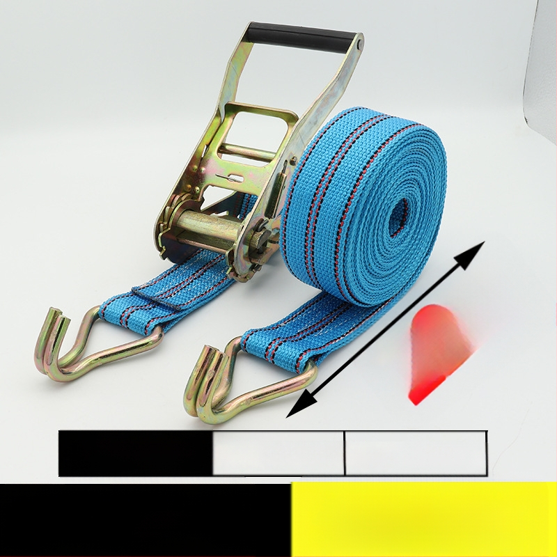 Szállítási rögzítő szalag horgos feszítőmechanizmussal teherautókhoz és konténerekhez