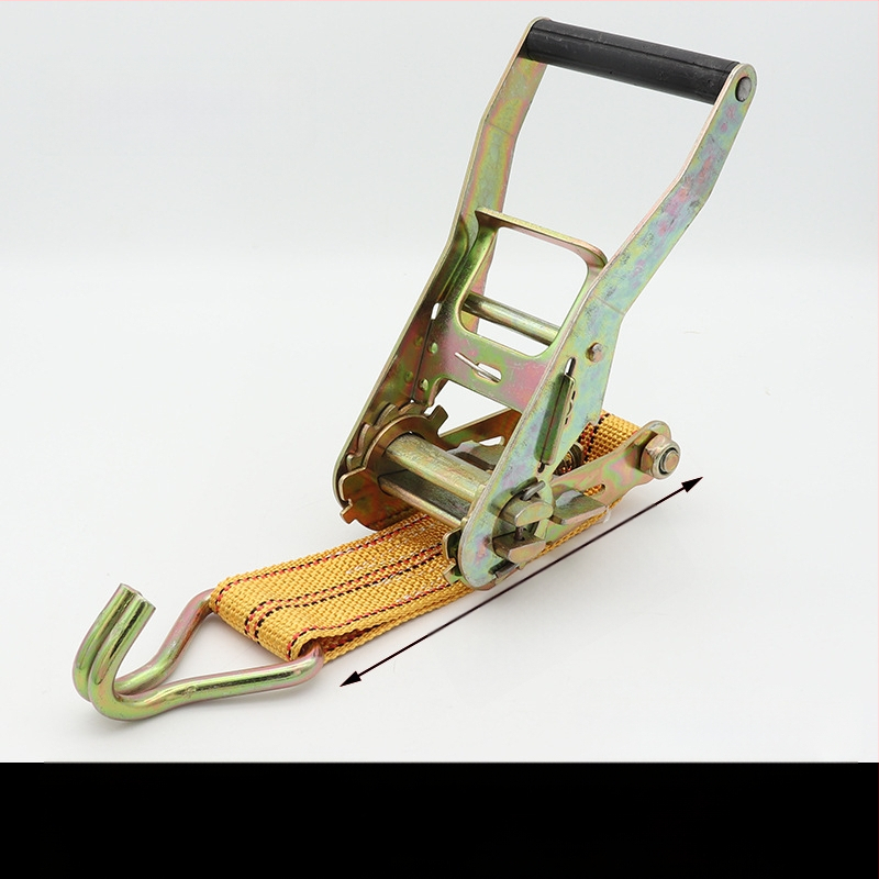 Szállítási rögzítő szalag horgos feszítőmechanizmussal teherautókhoz és konténerekhez