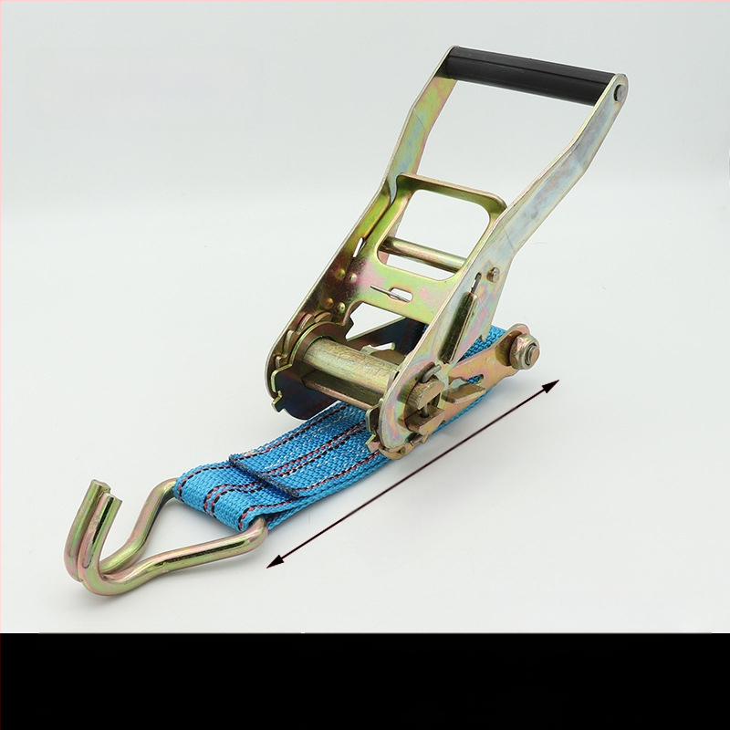 Szállítási rögzítő szalag horgos feszítőmechanizmussal teherautókhoz és konténerekhez