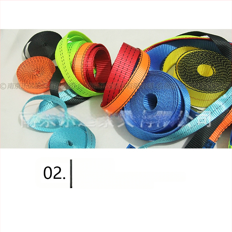 Kétoldalas kampós teherköteg feszítő – Modell LVTDR-HH; Anyag: nagy szilárdságú poliészter; Alkalmazás: rakomány kötése és megerősítése