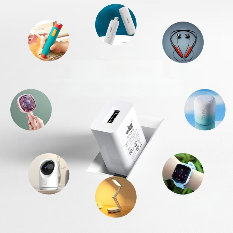 5V1A Κεφαλή Φορτιστή – Γενικός Φορτιστής με βύσμα για Bluetooth Ακουστικά, Κάμερα Επιτήρησης, Στυλό Ανάγνωσης, Smartwatch (Έξοδος 5W, QC 4.0)