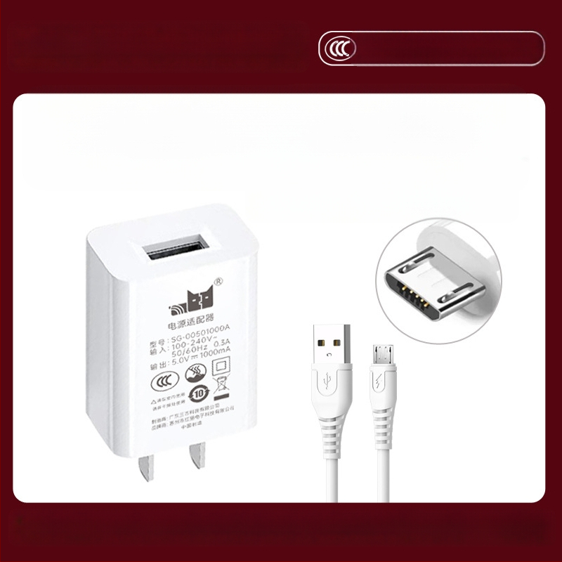 5V1A Κεφαλή Φορτιστή – Γενικός Φορτιστής με βύσμα για Bluetooth Ακουστικά, Κάμερα Επιτήρησης, Στυλό Ανάγνωσης, Smartwatch (Έξοδος 5W, QC 4.0)