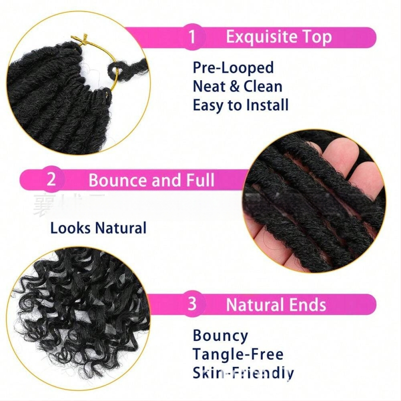 Goddess Faux Locs kukičane pletenice – afro stil slobode
