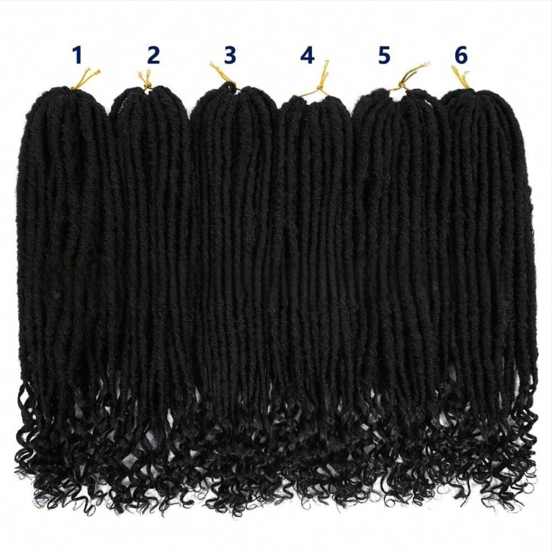 Goddess Faux Locs kukičane pletenice – afro stil slobode