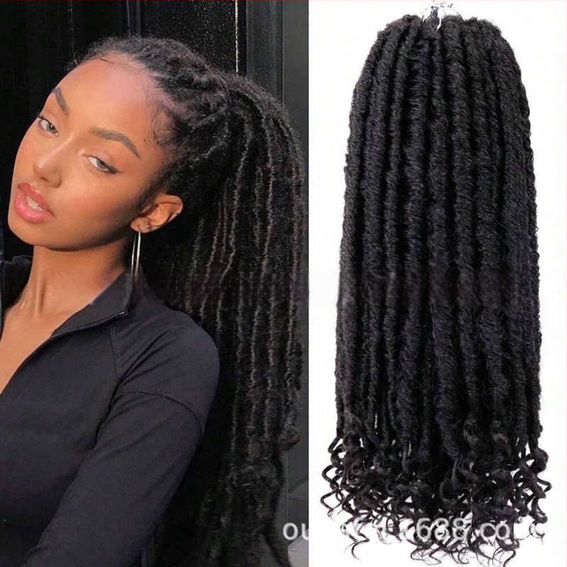 Goddess Faux Locs kukičane pletenice – afro stil slobode