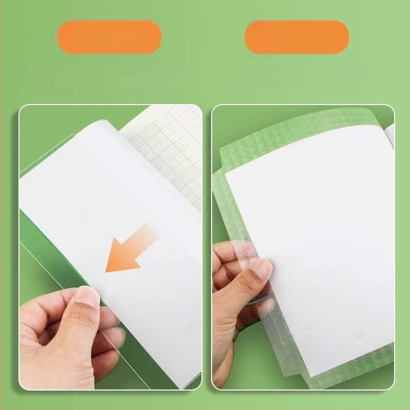 PP átlátszó öntapadós könyvborító általános iskolai füzetekhez, az 1-2 és a 3-6 osztályokhoz.