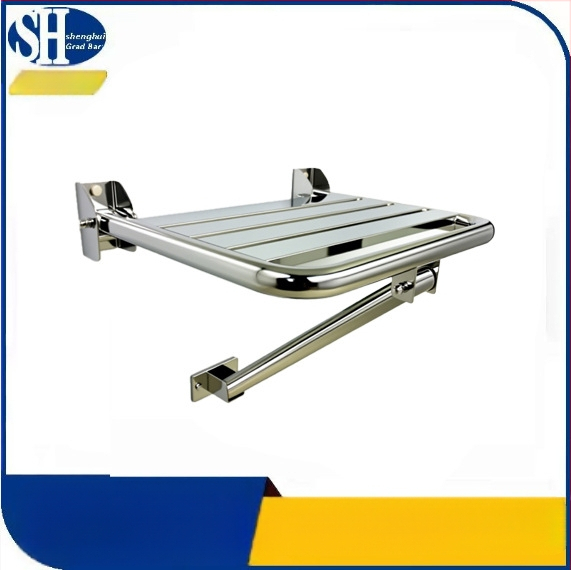 Καρέκλα μπάνιου από ανοξείδωτο χάλυβα 304 για ηλικιωμένους – αντιολισθητική, χωρίς εμπόδια καρέκλα ντους, μοντέρνος μινιμαλιστικός σχεδιασμός