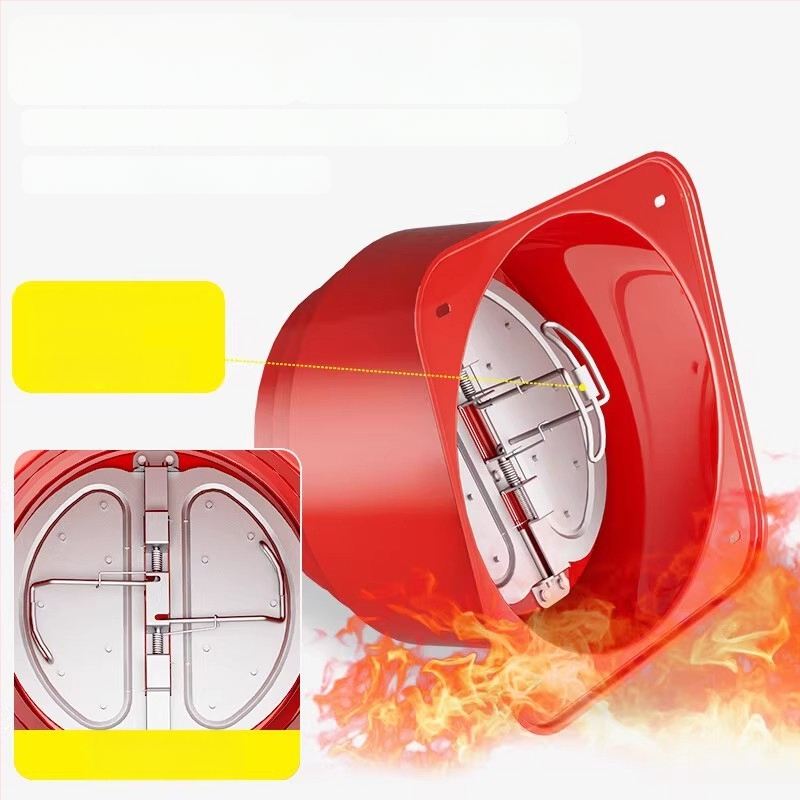 Mubin ανοξείδωτη βαλβίδα ελέγχου αεραγωγού κουζίνας και μπάνιου, μονής κατεύθυνσης, μοντέλο 9130428002