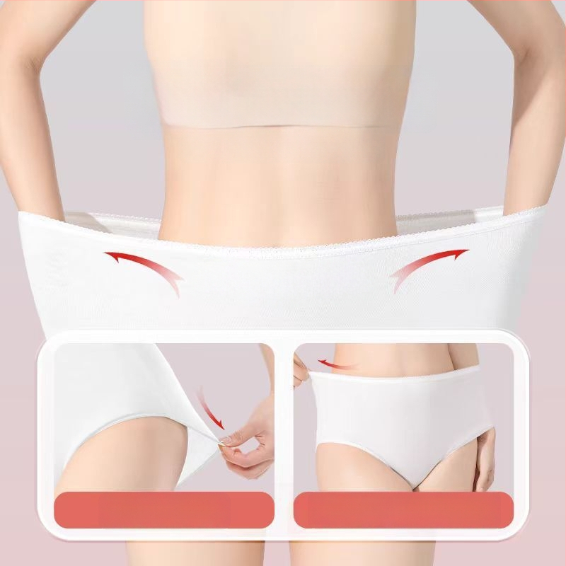 Γυναικείο εσώρουχο μίας χρήσης για μητέρες, υψηλή μέση, μετά τον τοκετό, 90-95% βαμβάκι, επένδυση από βαμβάκι