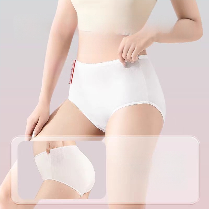 Γυναικείο εσώρουχο μίας χρήσης για μητέρες, υψηλή μέση, μετά τον τοκετό, 90-95% βαμβάκι, επένδυση από βαμβάκι