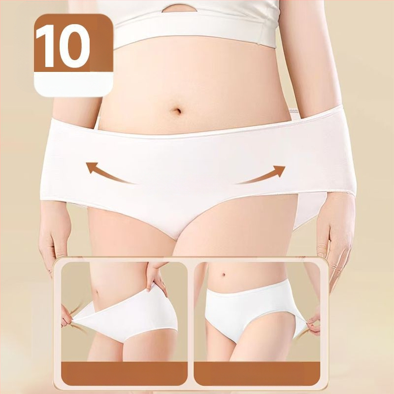 Γυναικείο εσώρουχο μίας χρήσης για μητέρες, υψηλή μέση, μετά τον τοκετό, 90-95% βαμβάκι, επένδυση από βαμβάκι