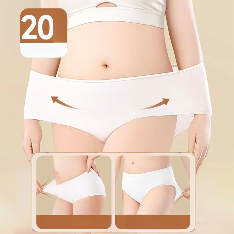 Γυναικείο εσώρουχο μίας χρήσης για μητέρες, υψηλή μέση, μετά τον τοκετό, 90-95% βαμβάκι, επένδυση από βαμβάκι