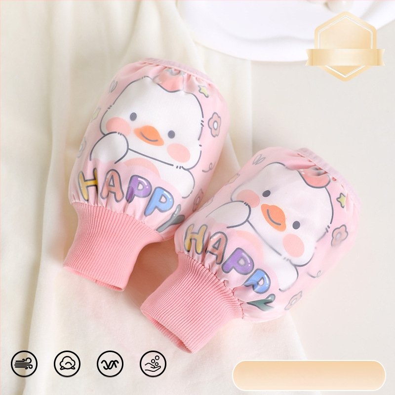 Παιδικό μανίκι γραφής, unisex, με σχέδιο καρτούν, διπλό υδρο-αδιάβροχο και κατά των λεκέδων, Ruiya επίχρισμα, Φθινόπωρο 2025