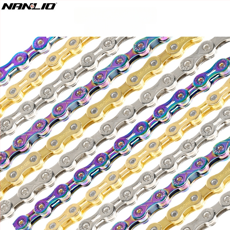 NanLio X12 αλυσίδα ποδηλάτου από ανοξείδωτο ατσάλι για 8–12 ταχύτητες