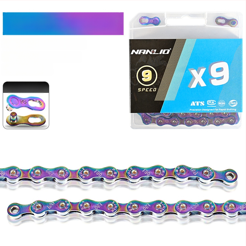 NanLio X12 αλυσίδα ποδηλάτου από ανοξείδωτο ατσάλι για 8–12 ταχύτητες